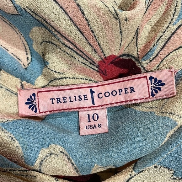 Trelise Cooper Daisy Floral Patterned Rayon Duke Blouse - Picture 2 of 10